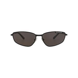 Balenciaga Square-Frame Metal Sunglasses Black Unisex-Adult